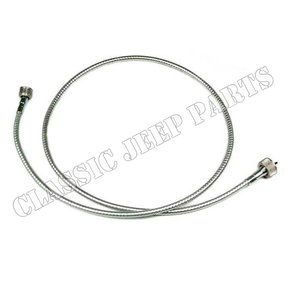 Speedometer cable with metal tube