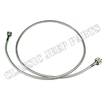 Speedometer cable with metal tube