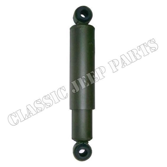 Shock absorber with rubber bushings front