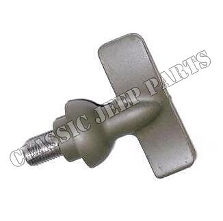 Windshield thumbscrew pivot