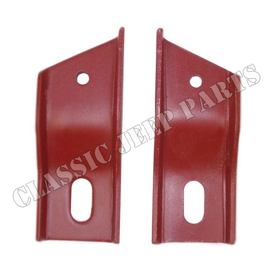 Bracket toe board gusset pair