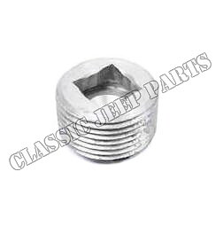 Oil drain axle plug
