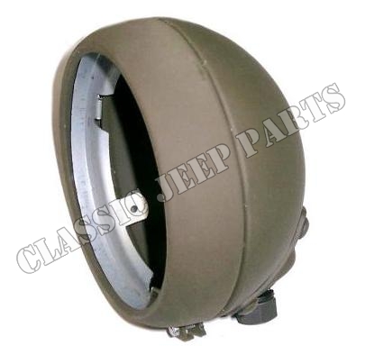 Blackout driving lamp housing