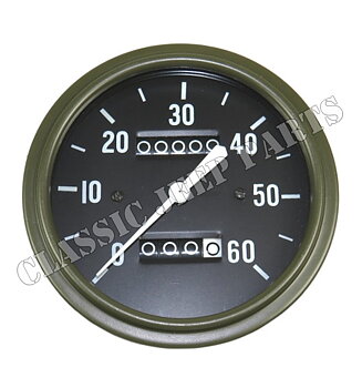 Speedometer miles long pointer early WILLYS MB SLAT GRILL and DODGE