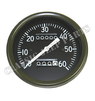 Speedometer miles long pointer early AC style WILLYS MB