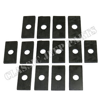 Body to frame rubber pad set 14 pcs