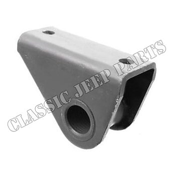 Frame bracket spring shackle