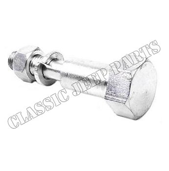 Bolt generator support with nut and lockwasher