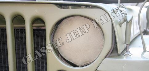Canvas cover headlamp pair - 2