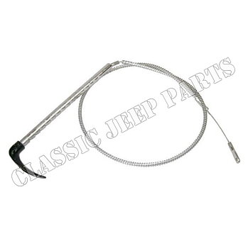 Emergency brake handle tube and cable early WILLYS MB
