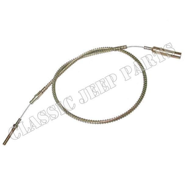 Emergency brake tube and cable late WILLYS MB and all CJ2A with clips