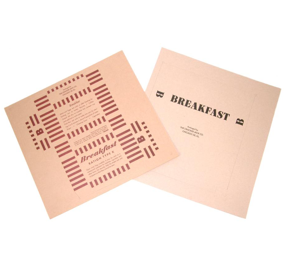K Ration set of paperboxes 1 day ration - 2