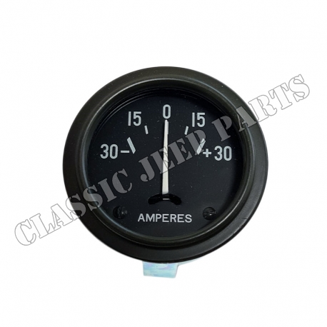 Ammeter gauge 30 amp WILLYS MB Slat Grille