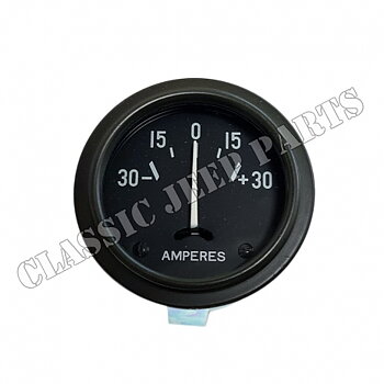 Ammeter gauge 30 amp WILLYS MB Slat Grille