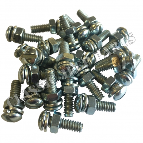 Wiring clips screw kit with 25 screws washers and nuts WILLYS MB FORD GPW