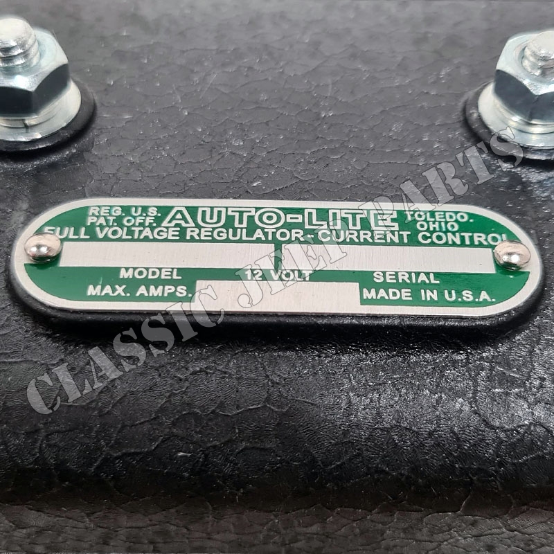 Laddningsregulator 6/12 volt elektronisk med 6/12 volt dataplåtar 1942-43 - 4