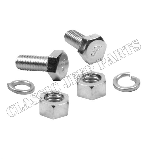 Set med 2 bultar brickor och muttrar 5/16”-3/4” UNC FORD GPW F-märkt