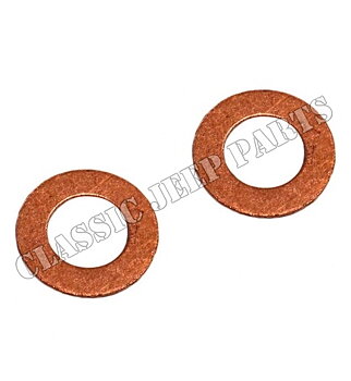 Kit with 2 copper washers rear brake hoses