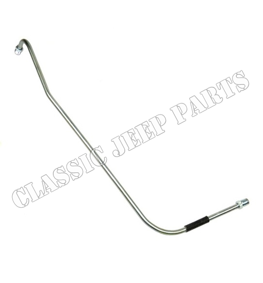 Fuel line between filter and flexible connection