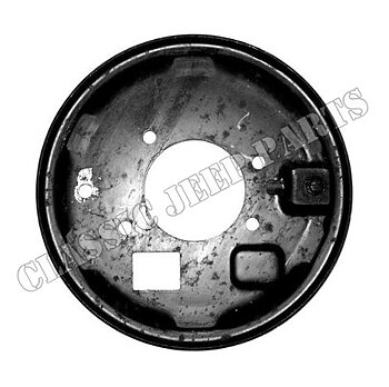 Emergency brake backing plate