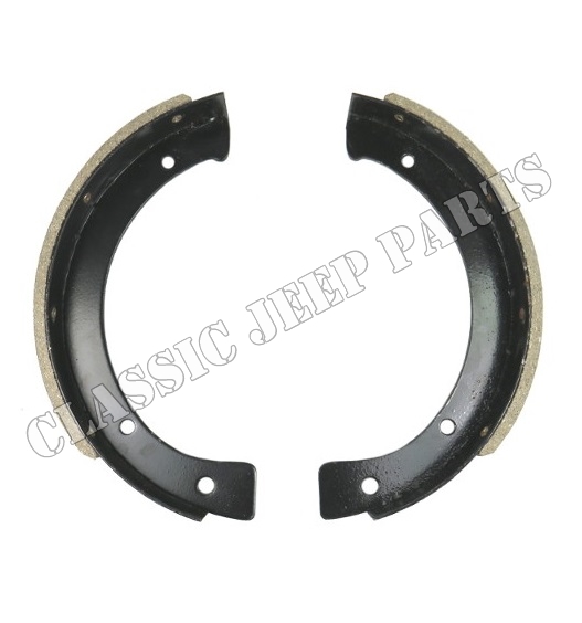 Brake shoe set emergency brake late