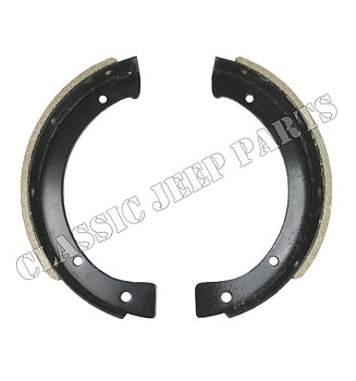 Brake shoe set emergency brake late