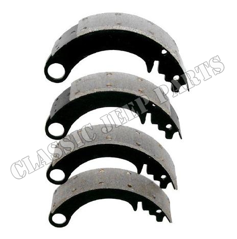 Brake shoes set for one axle WILLYS MB FORD GPW