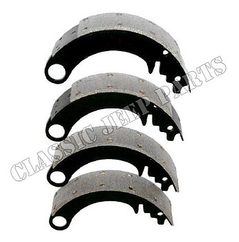 Brake shoes set for one axle WILLYS MB FORD GPW