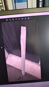 Rekord E reparationsplåt nedre framdörr Höger 