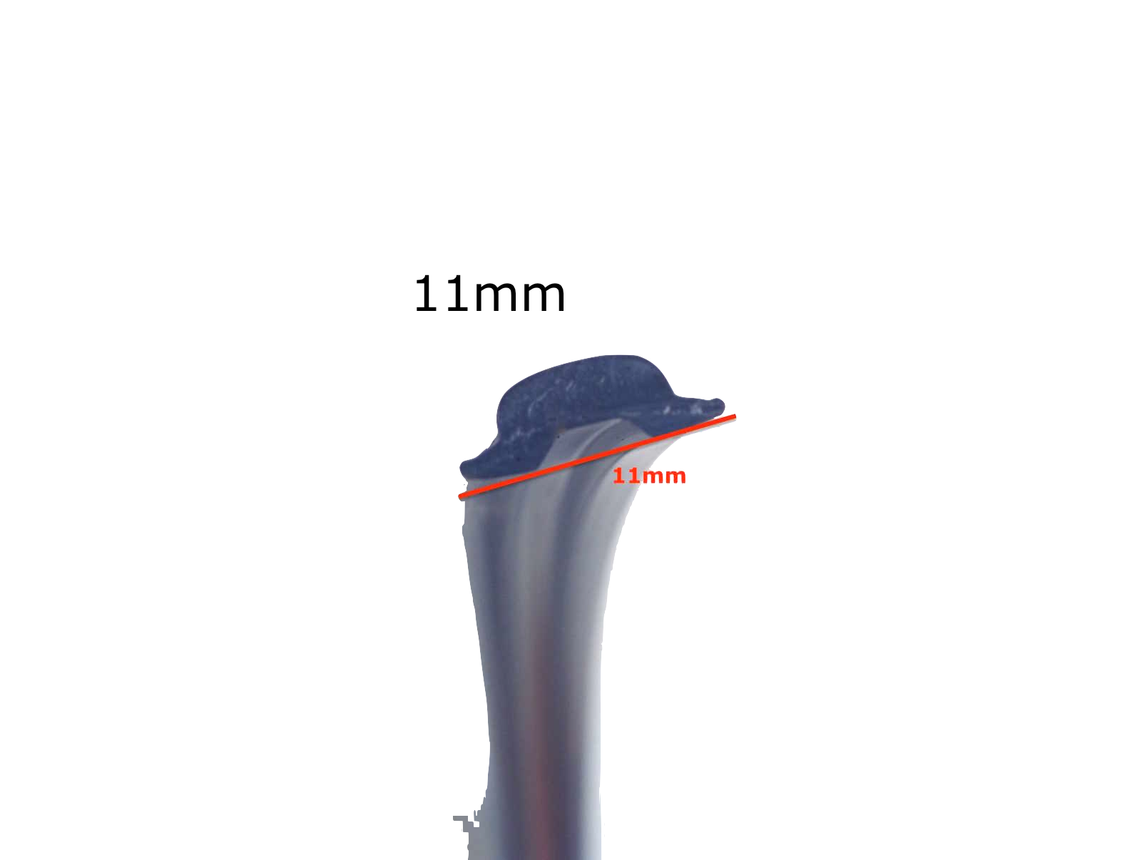 Dekorlist svart/Matt-8/11mm - 3