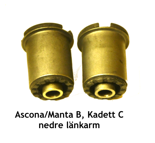 Bussningar till nedre länkarm-Ascona/Manta B, Kadett C