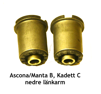 Bussningar till nedre länkarm-Ascona/Manta B, Kadett C
