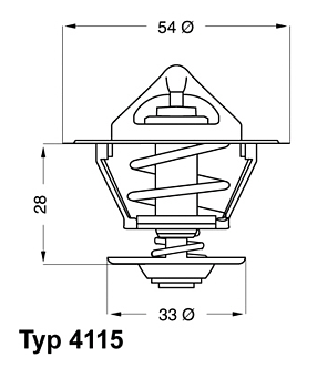 Termostat-OHC 1.6S/1.8i