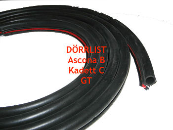 Dörrlist-Universal, kantlist
