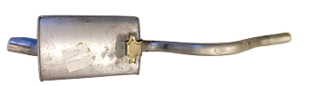 Avgasrör mittre