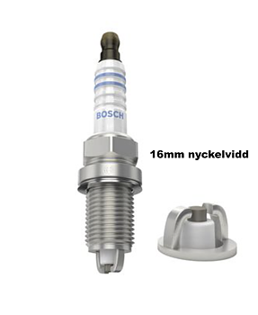 Tändstift OHC/DOHC motorer/16mm nyckelvidd.