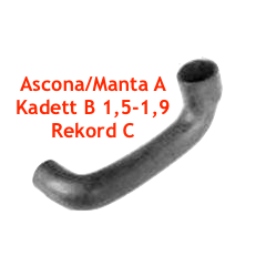 Kylarslang nedre-Ascona/Manta A , Rekord C, Kadett B 1900