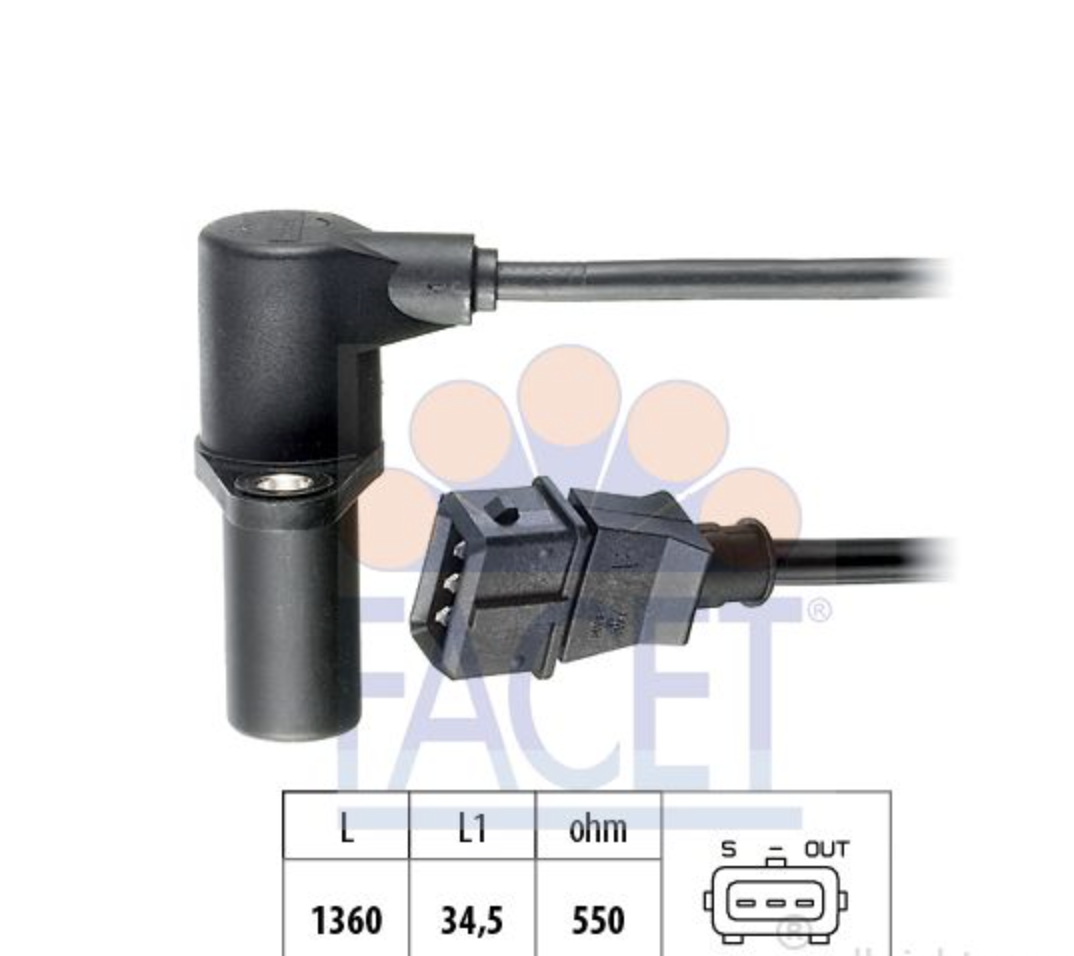 Opel - Crankshaft Position Sensor 2.4–3.0