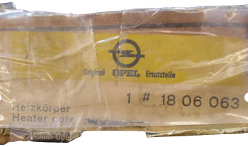 Värmeväxlare OPEL Rekord C/Commodore A