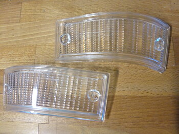Blinkersglas/klar set V+H