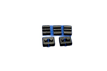 Klammer tryckknapplås betäckningshebel 5-pack