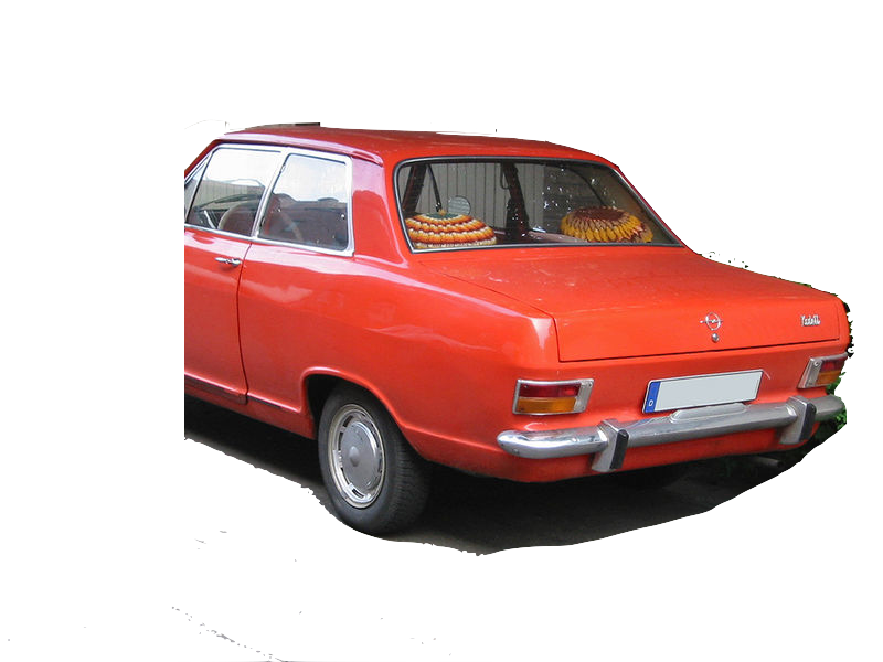 Gummilist bakruta-Kadett B Sedan