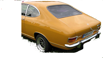 Gummilist bakruta-Kadett B ,  F-Coupe