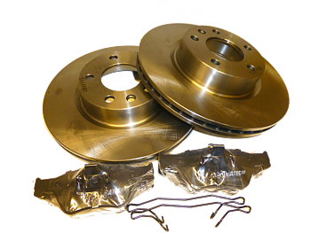 Bromsskivor+belägg fram Omega B 2,0 -97 (286x24mm)