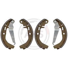 Bromsbackar 200x46mm-Kadett B,C 1.2S /Ascona B 1.2S