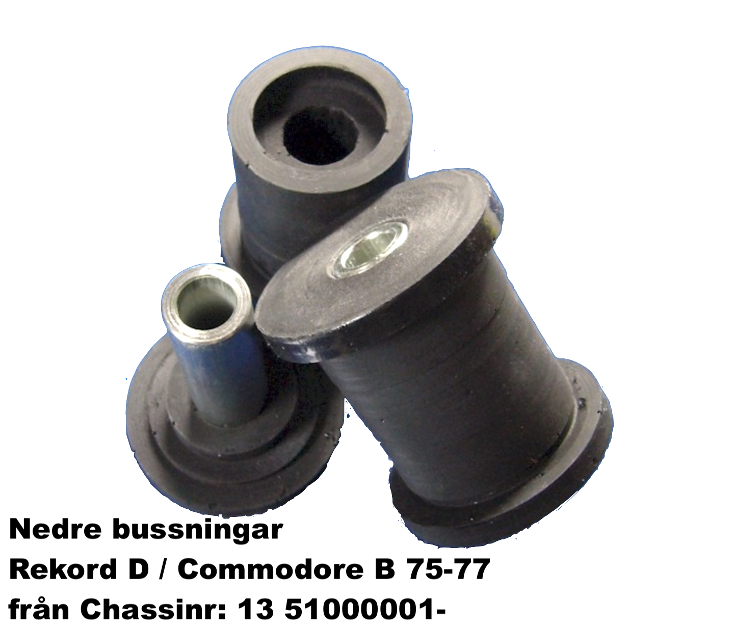 Rekord D Commodore B - Kit Silent Blocs Bras Inférieurs