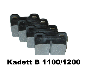 Kadett B - Front Brake Pads 1.1/1.2