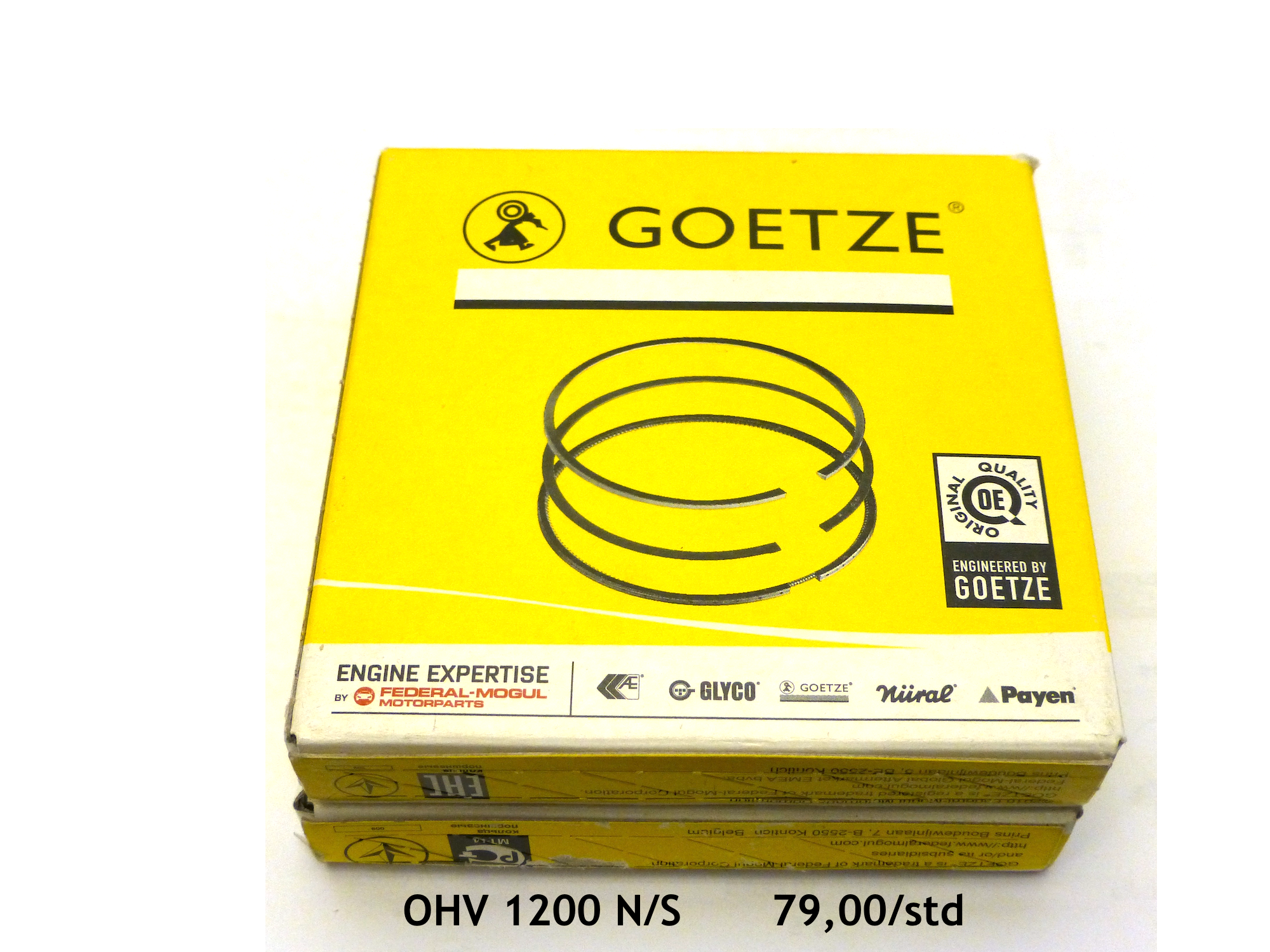 Opel 1200 N/S - Piston Ring Set