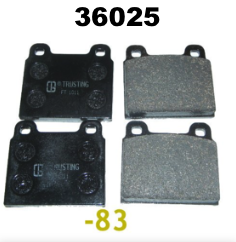 Bromsbelägg fram - 2