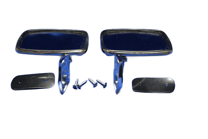 Commodore B Chrome Mirror Set